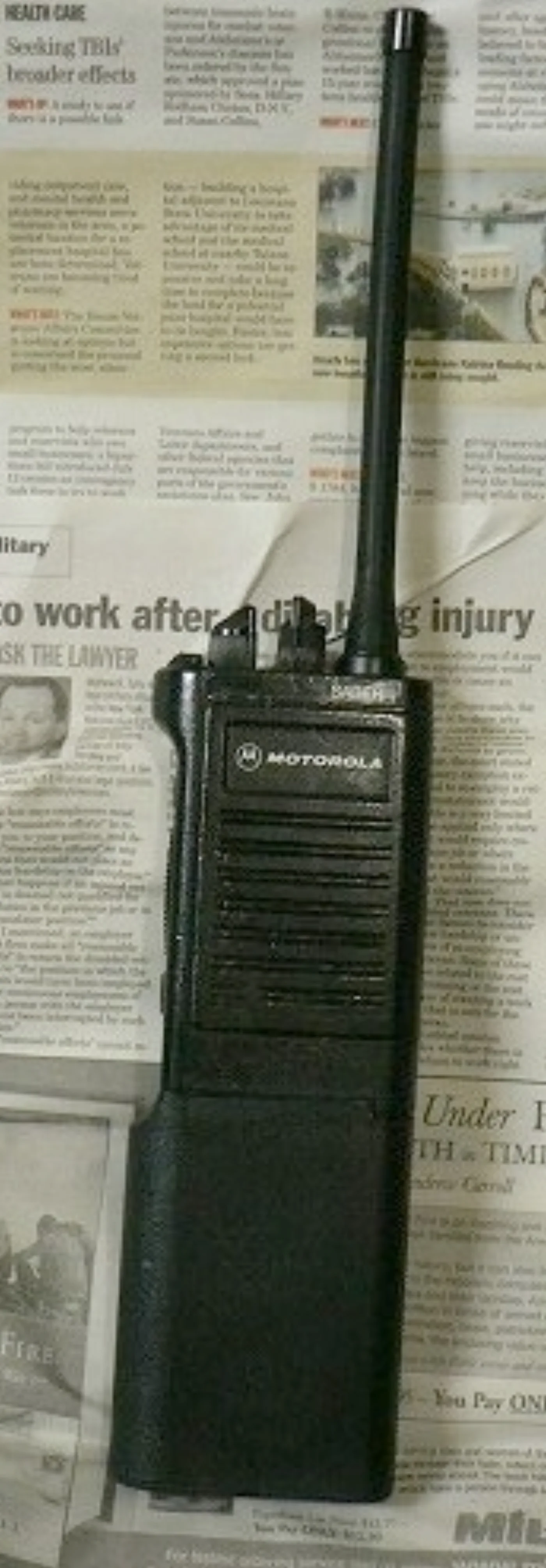 ミリタリーショップ 南国百貨店.COM|沖縄 MOTOROLA SABER 軍用無線機 モトローラ アマチュア無線改 [ 記録写真6