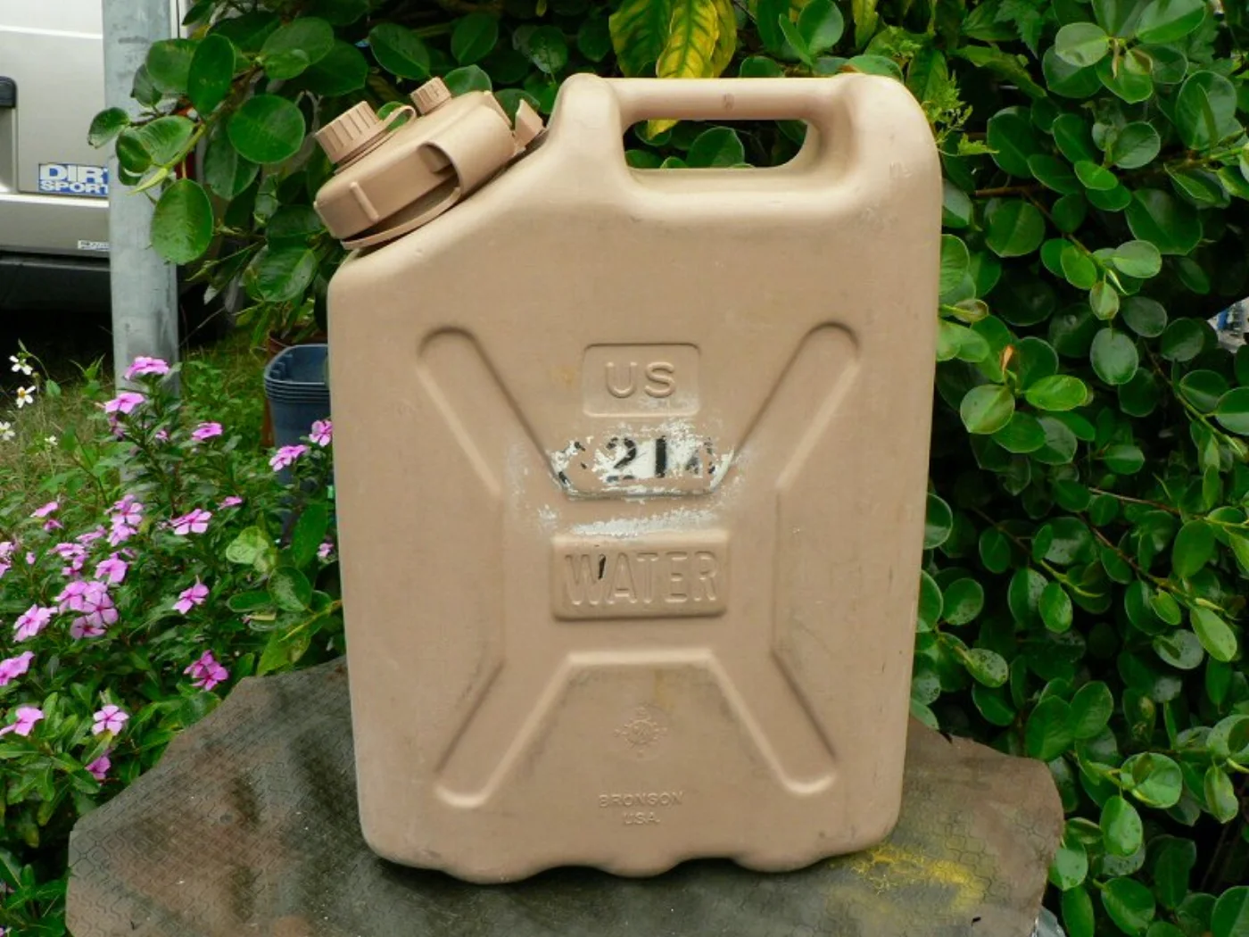 ミリタリーショップ 南国百貨店.COM|沖縄 プラスチック 水管 20リットル デザート [B-681] - プラスチッ 記録写真2