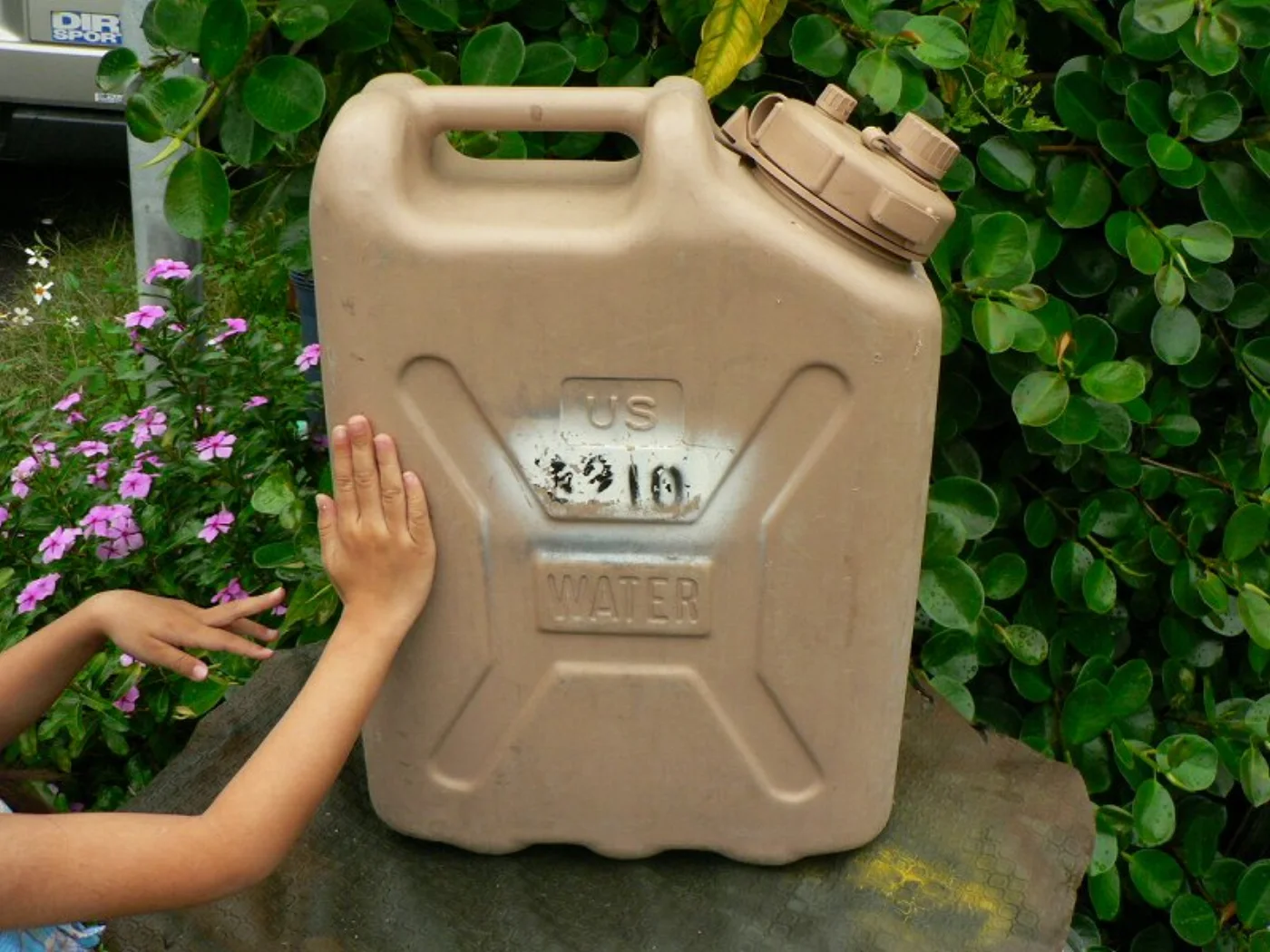 ミリタリーショップ 南国百貨店.COM|沖縄 プラスチック 水管 20リットル デザート [B-681] - プラスチッ 記録写真6