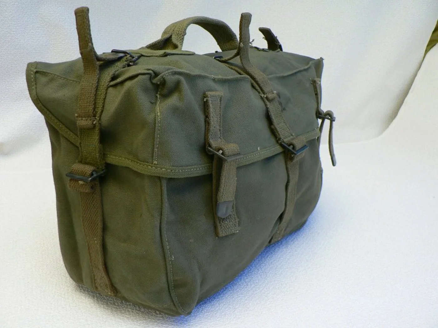 ミリタリーショップ 南国百貨店.COM|沖縄 1945 コットン製バッグ 14 x 38 x 23cm [A-405 A 記録写真4