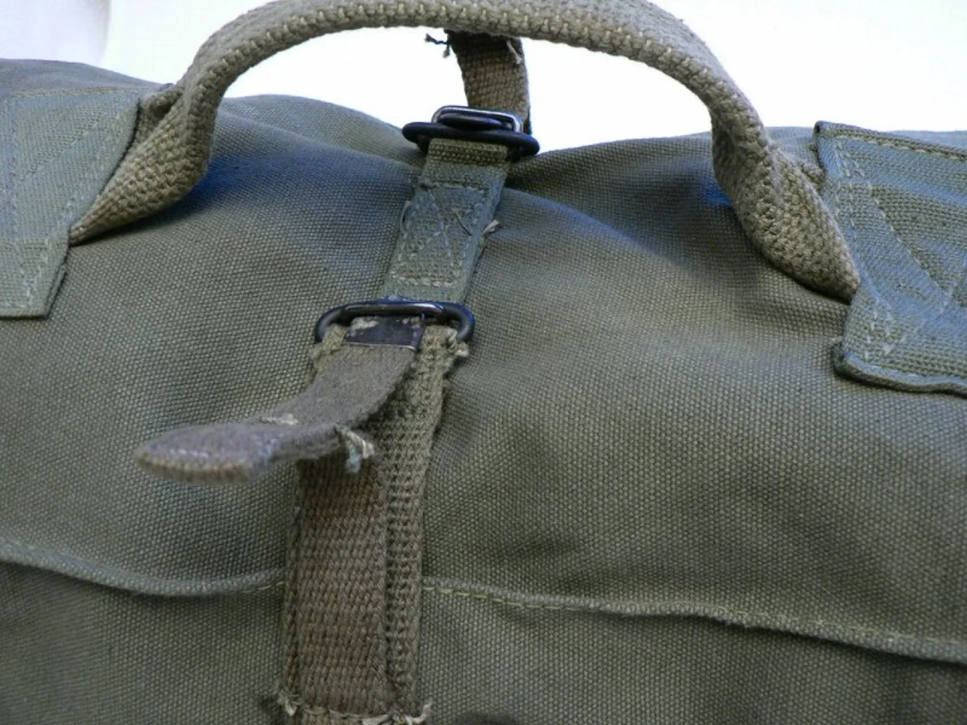 ミリタリーショップ 南国百貨店.COM|沖縄 1945 コットン製バッグ 14 x 38 x 23cm [A-405 A 記録写真7