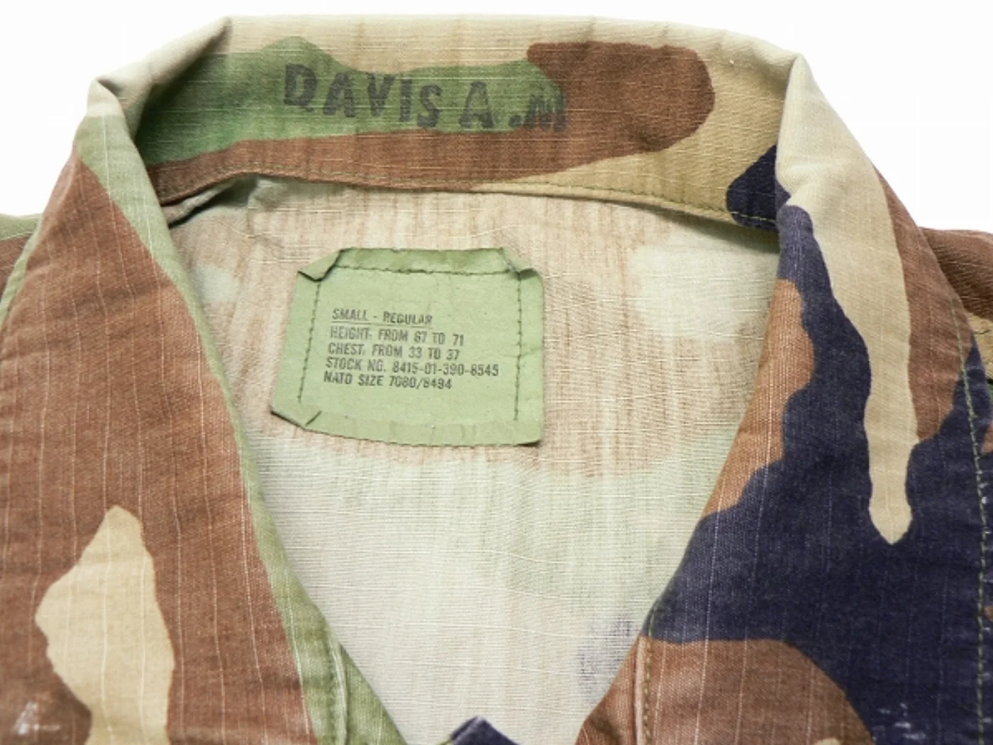 ミリタリーショップ 南国百貨店.COM|沖縄 迷彩服 カモフラージュ U.S.AIR FORCE M-L [Z Z-72 記録写真8