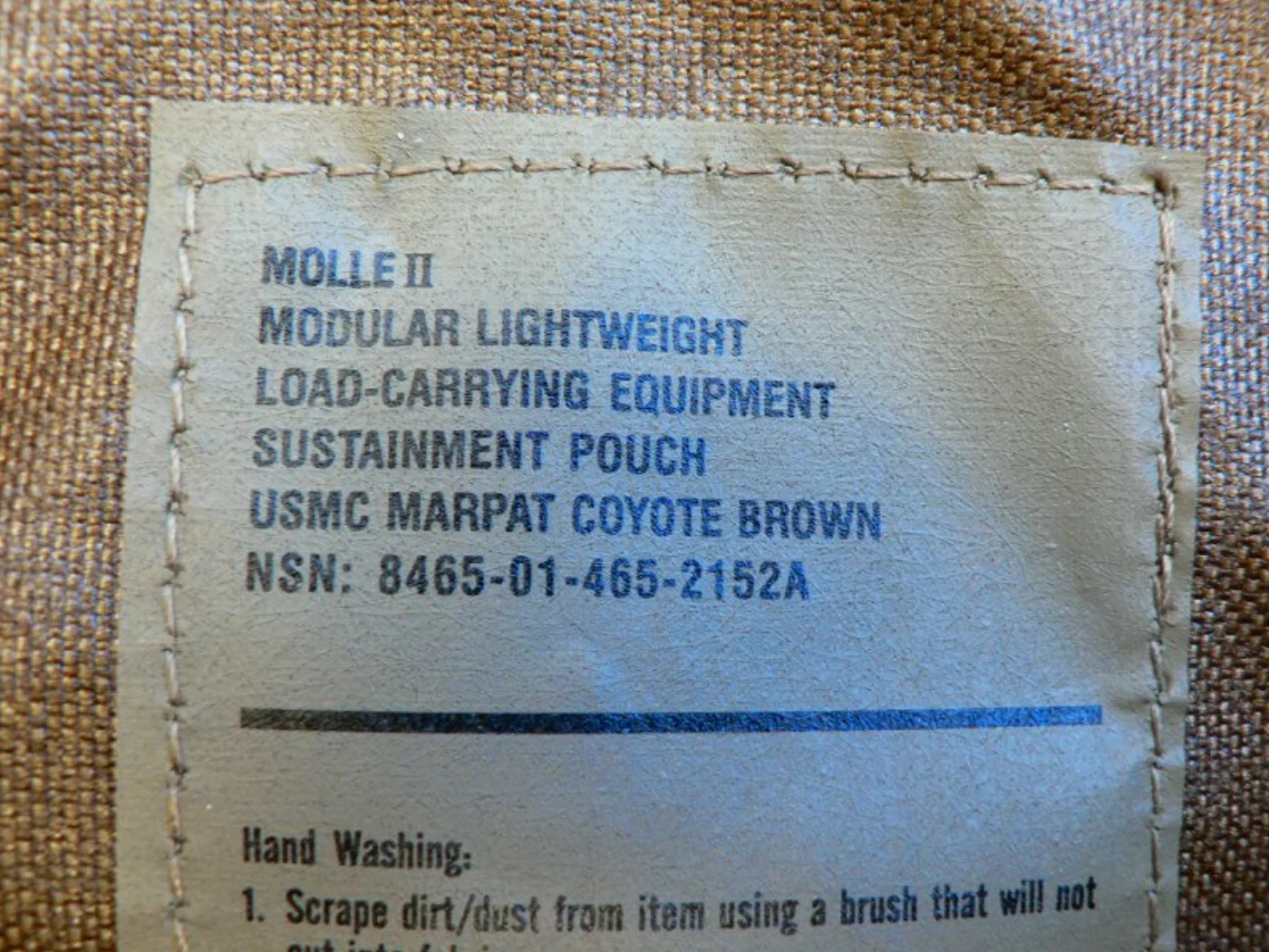 ミリタリーショップ 南国百貨店.COM|沖縄 コヨーテ MOLLE II SUSTAINMENT POUCH 極上品 [ 記録写真8