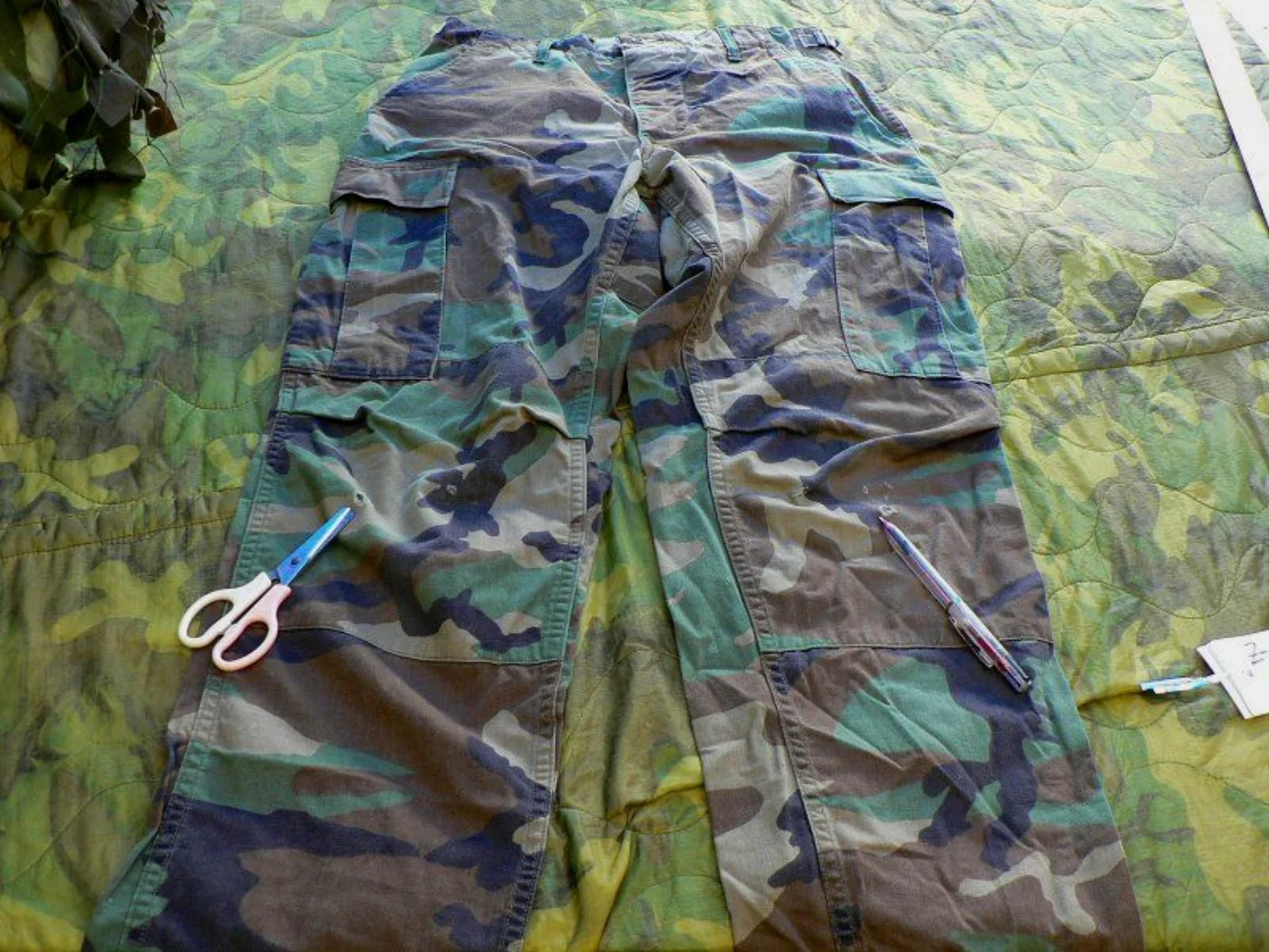 ミリタリーショップ 南国百貨店.COM|沖縄 迷彩服 パンツ カモフラージュ S-R [Z-725] - 迷彩服 パンツ 記録写真5