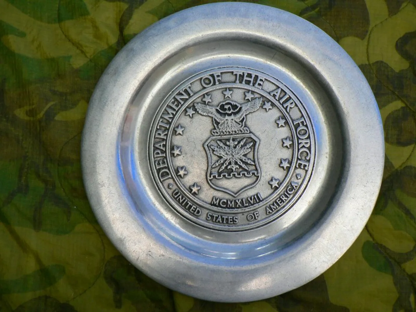 ミリタリーショップ 南国百貨店.COM|沖縄 AIR FORCEの銀皿？カッコいいです 記録写真2