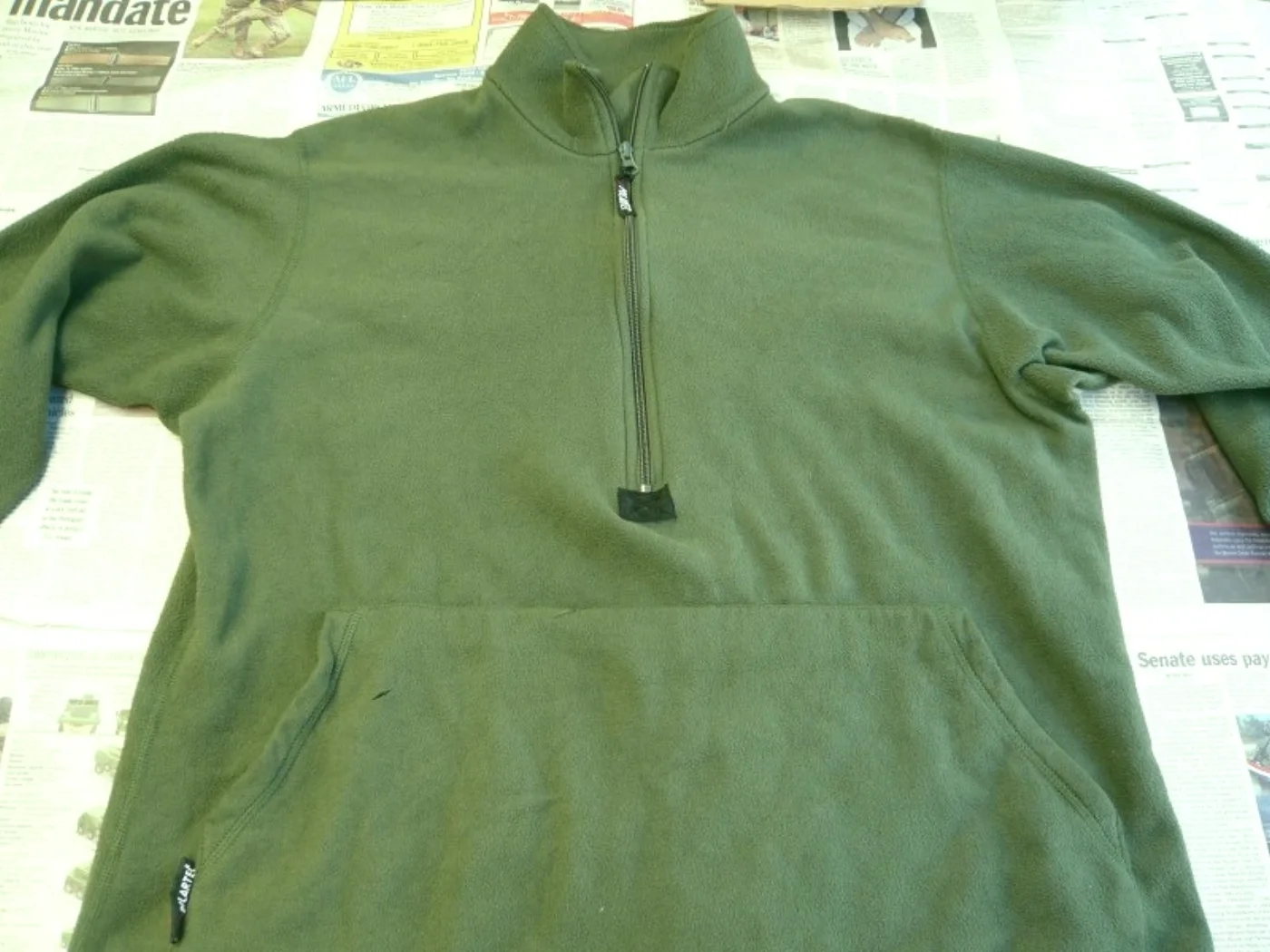 ミリタリーショップ 南国百貨店.COM|沖縄 ポーラテックフリース 緑 USMC マーク -L- [H-211] - ポ 記録写真2
