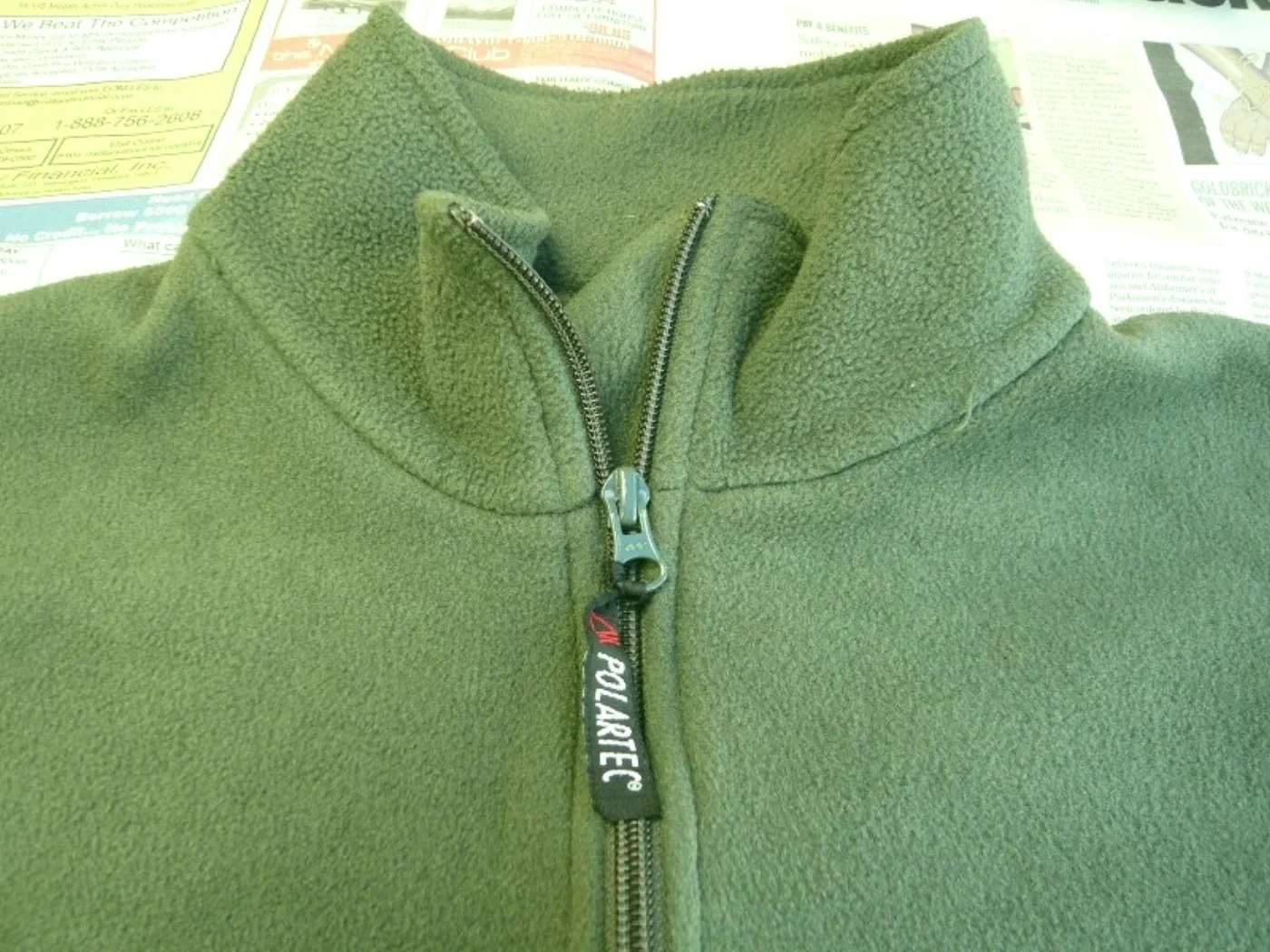 ミリタリーショップ 南国百貨店.COM|沖縄 ポーラテックフリース 緑 USMC マーク -L- [H-211] - ポ 記録写真3
