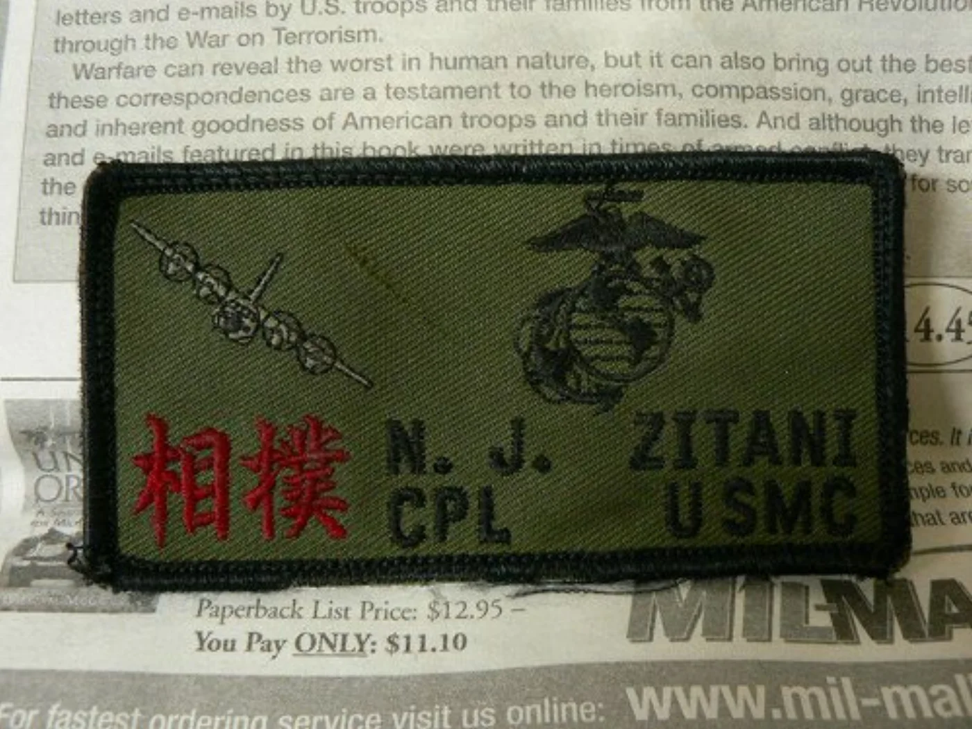 ミリタリーショップ 南国百貨店.COM|沖縄 ベルクロ付き パッチ USMC 兵士オリジナル [Y-119] - 米軍放 記録写真2