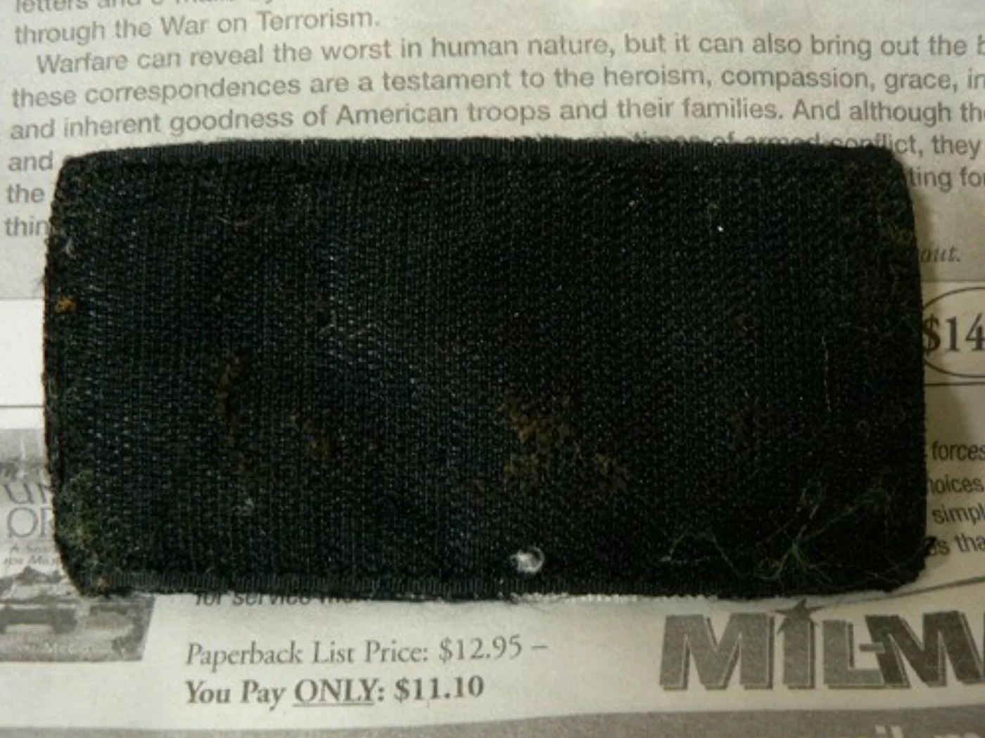 ミリタリーショップ 南国百貨店.COM|沖縄 ベルクロ付き パッチ USMC 兵士オリジナル [Y-119] - 米軍放 記録写真3