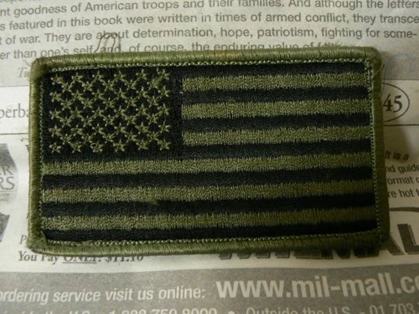 ミリタリーショップ 南国百貨店.COM|沖縄 USA ベルクロ付き パッチ [Y-123] - 米軍放出品・実物 記録写真2