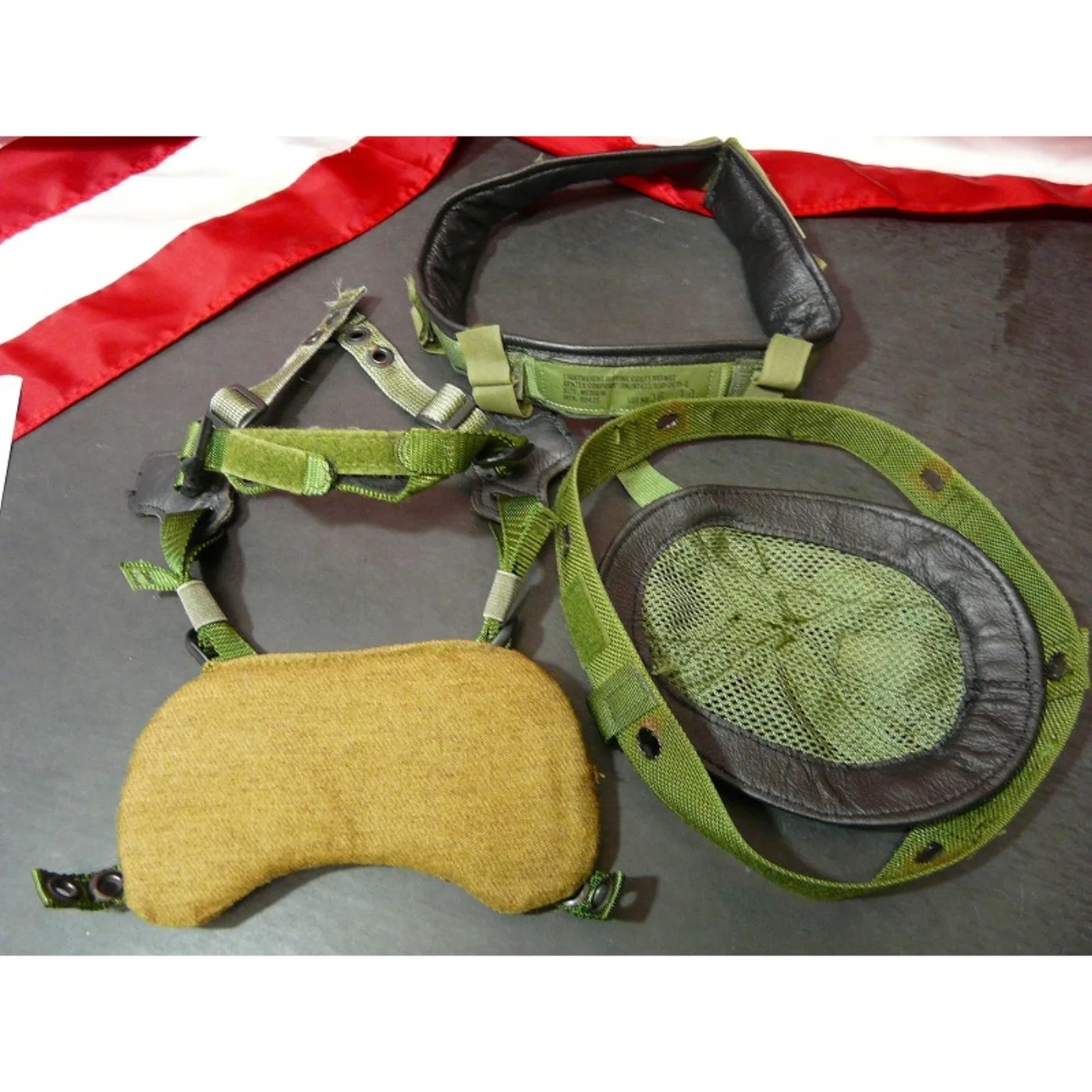 ミリタリーショップ 南国百貨店.COM|沖縄 USMC ヘルメット インナー + NAPE PROTECTIVE PAD 記録写真2