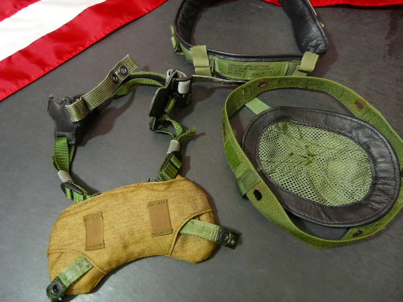 ミリタリーショップ 南国百貨店.COM|沖縄 USMC ヘルメット インナー + NAPE PROTECTIVE PAD 記録写真3