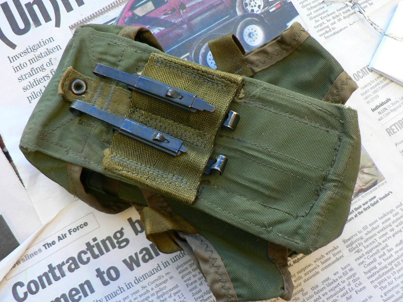 ミリタリーショップ 南国百貨店.COM|沖縄 マガジンポーチ [C-896] - マガジンポーチ米軍放出品※画像はサンプ 記録写真3
