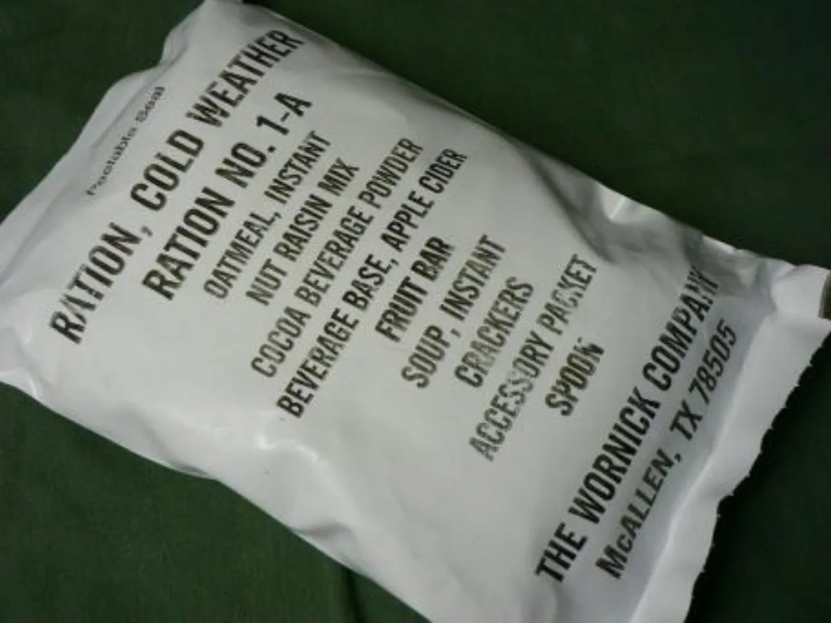 ミリタリーショップ 南国百貨店.COM|沖縄 寒冷地用 MRE Cレーション [Z MRE-005] - 寒冷地用MRE 記録写真1