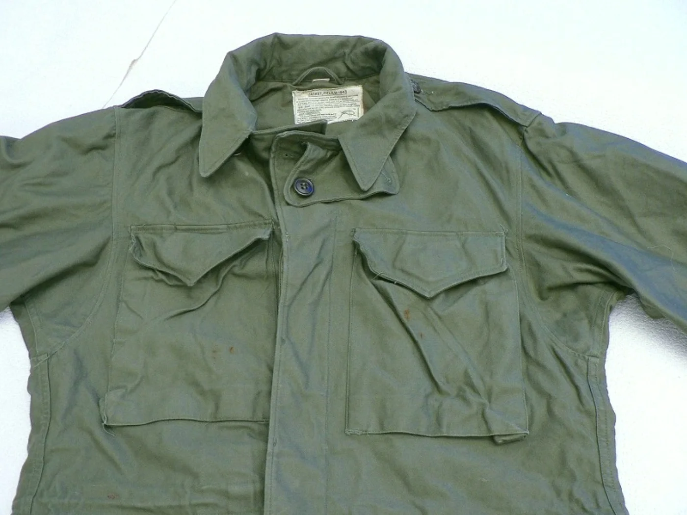 ミリタリーショップ 南国百貨店.COM|沖縄 JACKET FIELD M-1943 フィールドジャケット 超レア 米軍 記録写真3