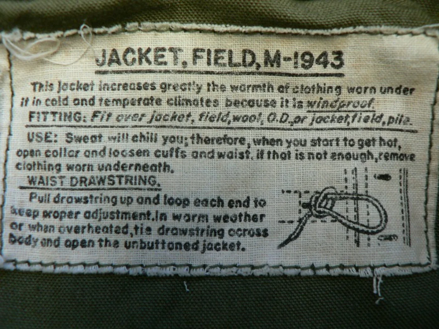 ミリタリーショップ 南国百貨店.COM|沖縄 JACKET FIELD M-1943 フィールドジャケット 超レア 米軍 記録写真6