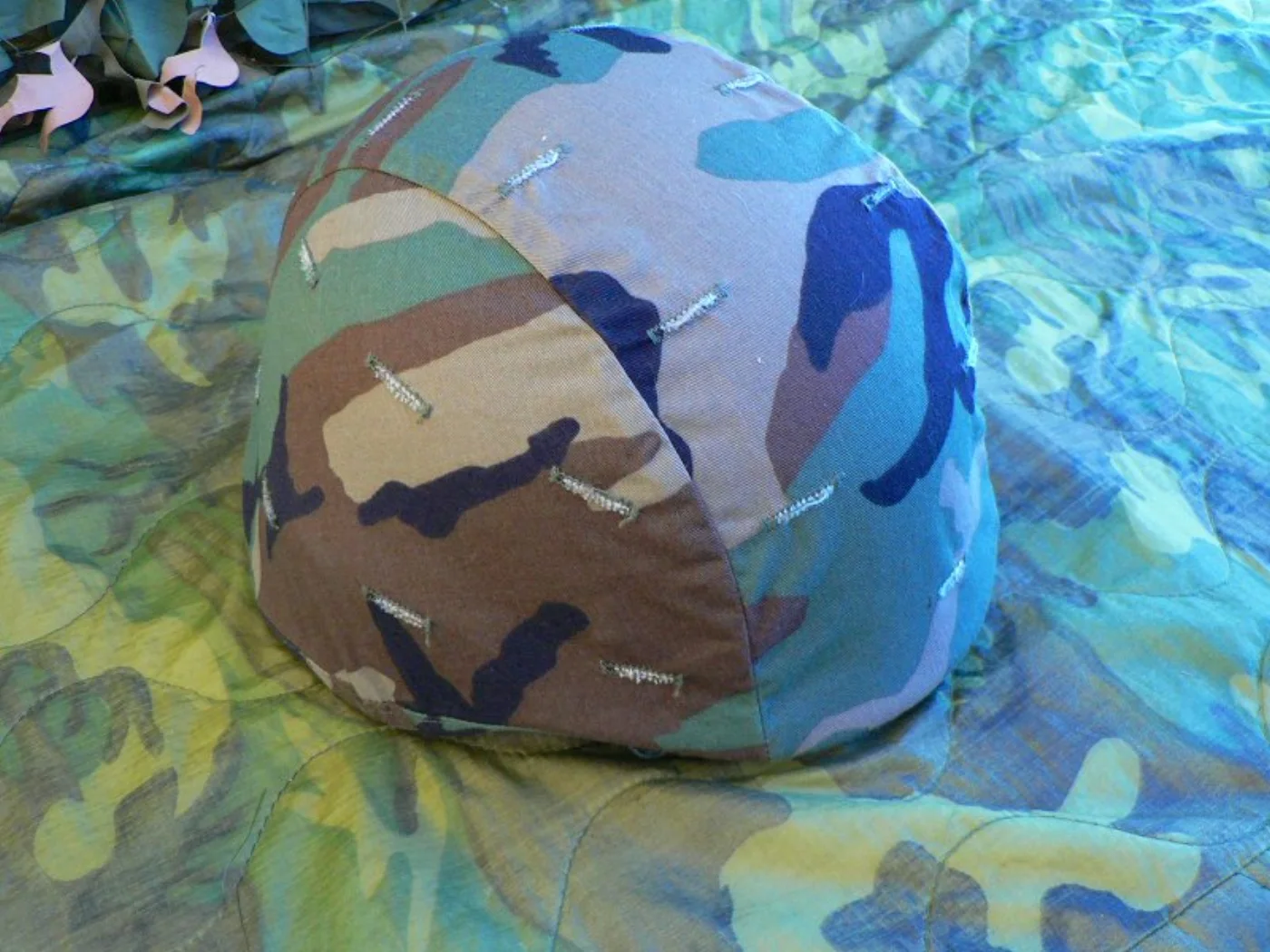 ミリタリーショップ 南国百貨店.COM|沖縄 フリッツヘルメット L-2 カバー付き [Z B-554] - 米軍放出品 記録写真2