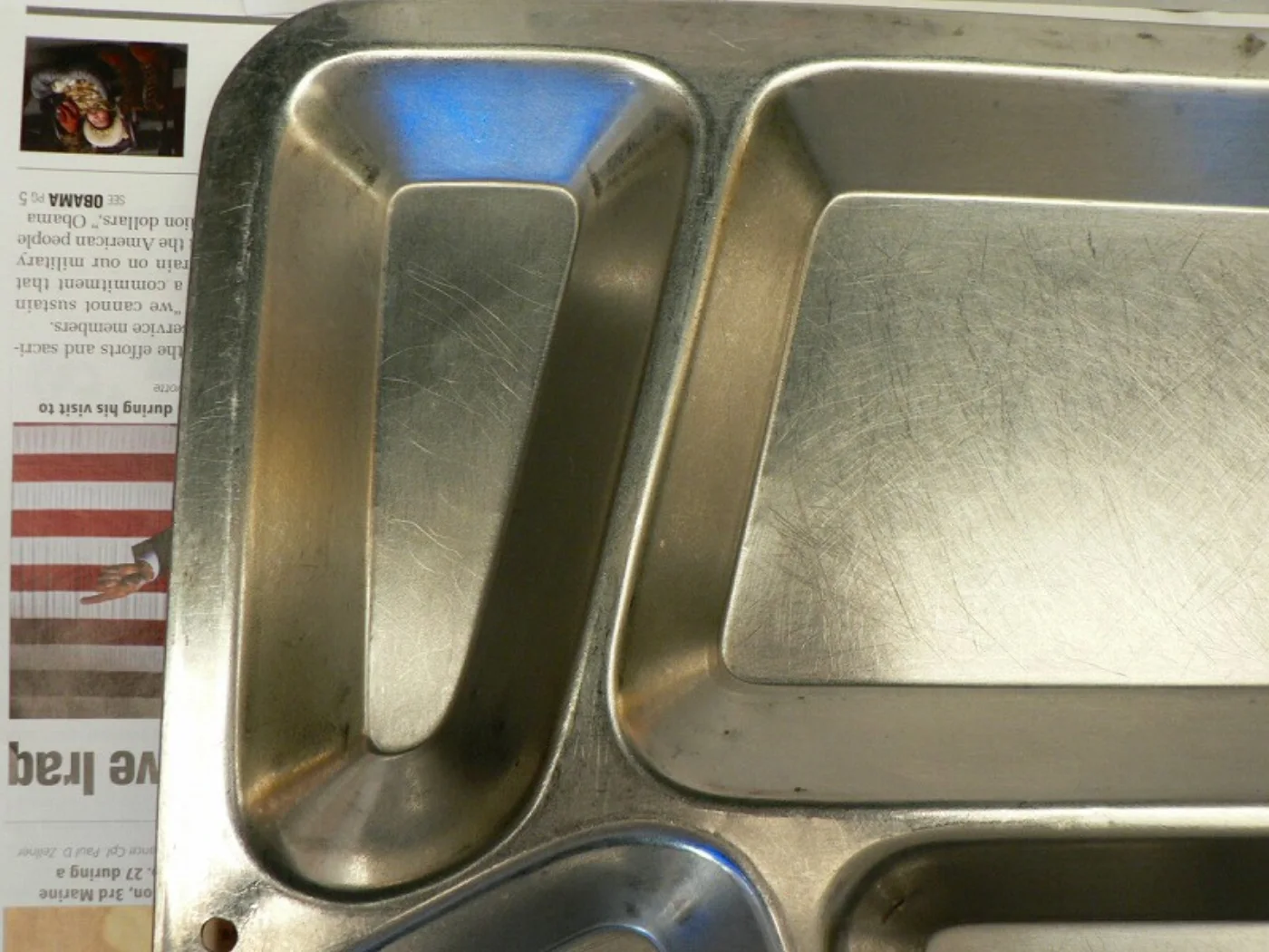 ミリタリーショップ 南国百貨店.COM|沖縄 メストレー ステンレス製のお皿（トレイ） [Z MES-028] - メス 記録写真5