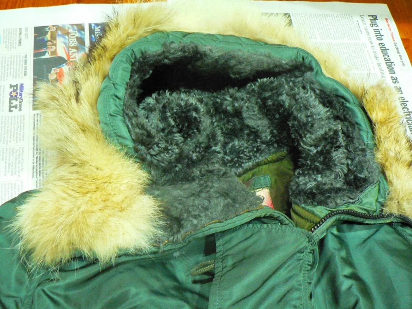 ミリタリーショップ 南国百貨店.COM|沖縄 N-3B JACKET コヨーテフード DSA100-69 -S- [GE 記録写真5