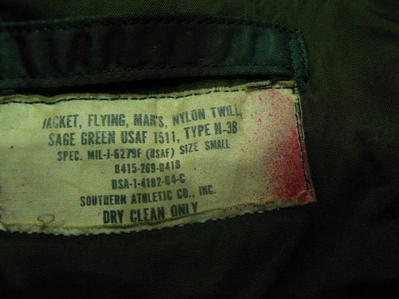 ミリタリーショップ 南国百貨店.COM|沖縄 N-3B JACKET コヨーテフード DSA100-69 -S- [GE 記録写真8