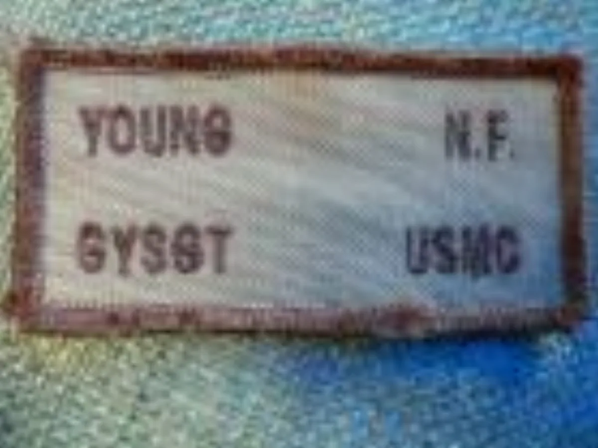 ミリタリーショップ 南国百貨店.COM|沖縄 デザート ワッペン N.F.USMC YOUNG GYSGT ベルクロ付き 記録写真1