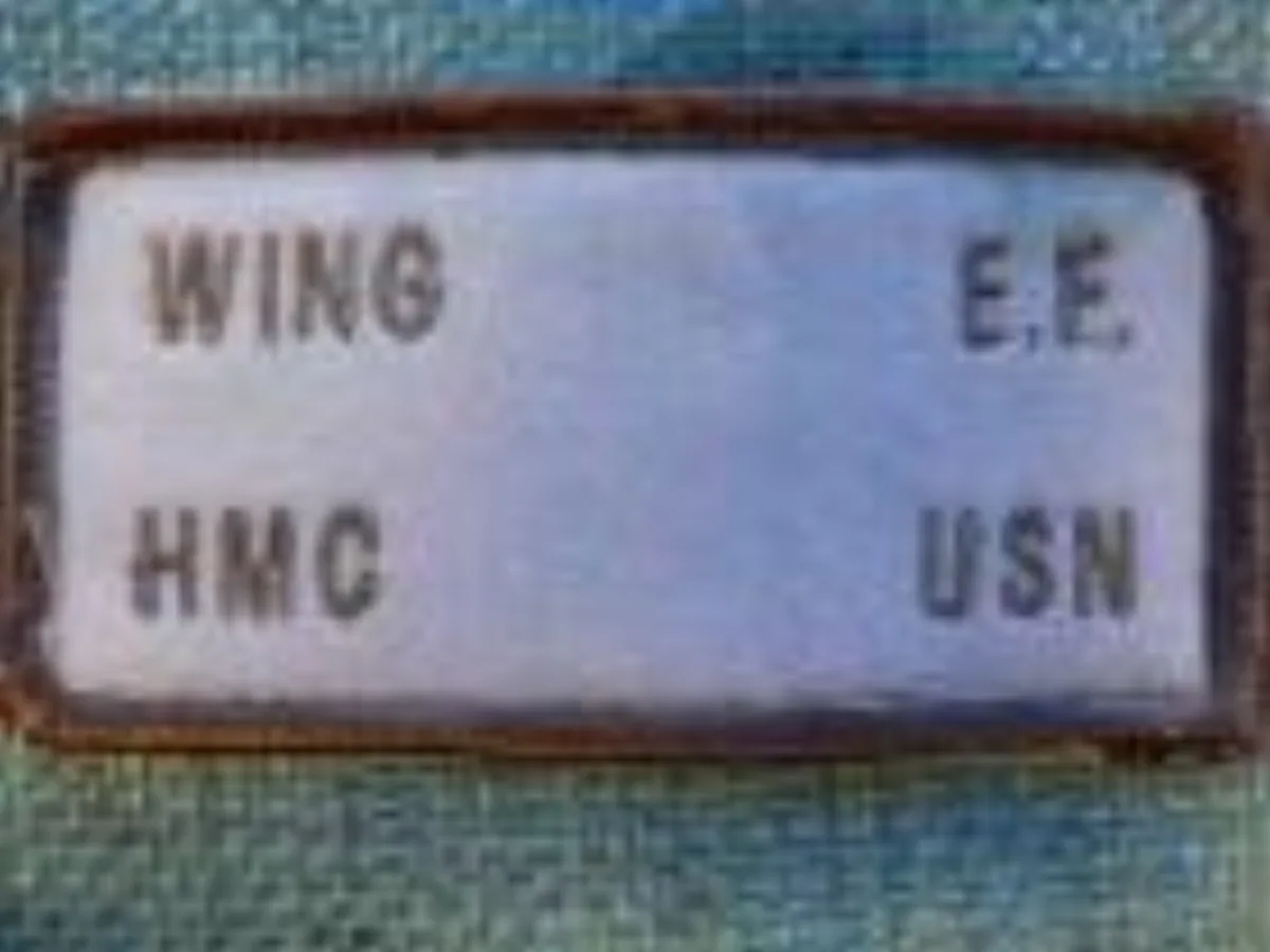 ミリタリーショップ 南国百貨店.COM|沖縄 デザート ワッペン E.F. USN WING HMC ベルクロ付き [Y 記録写真1