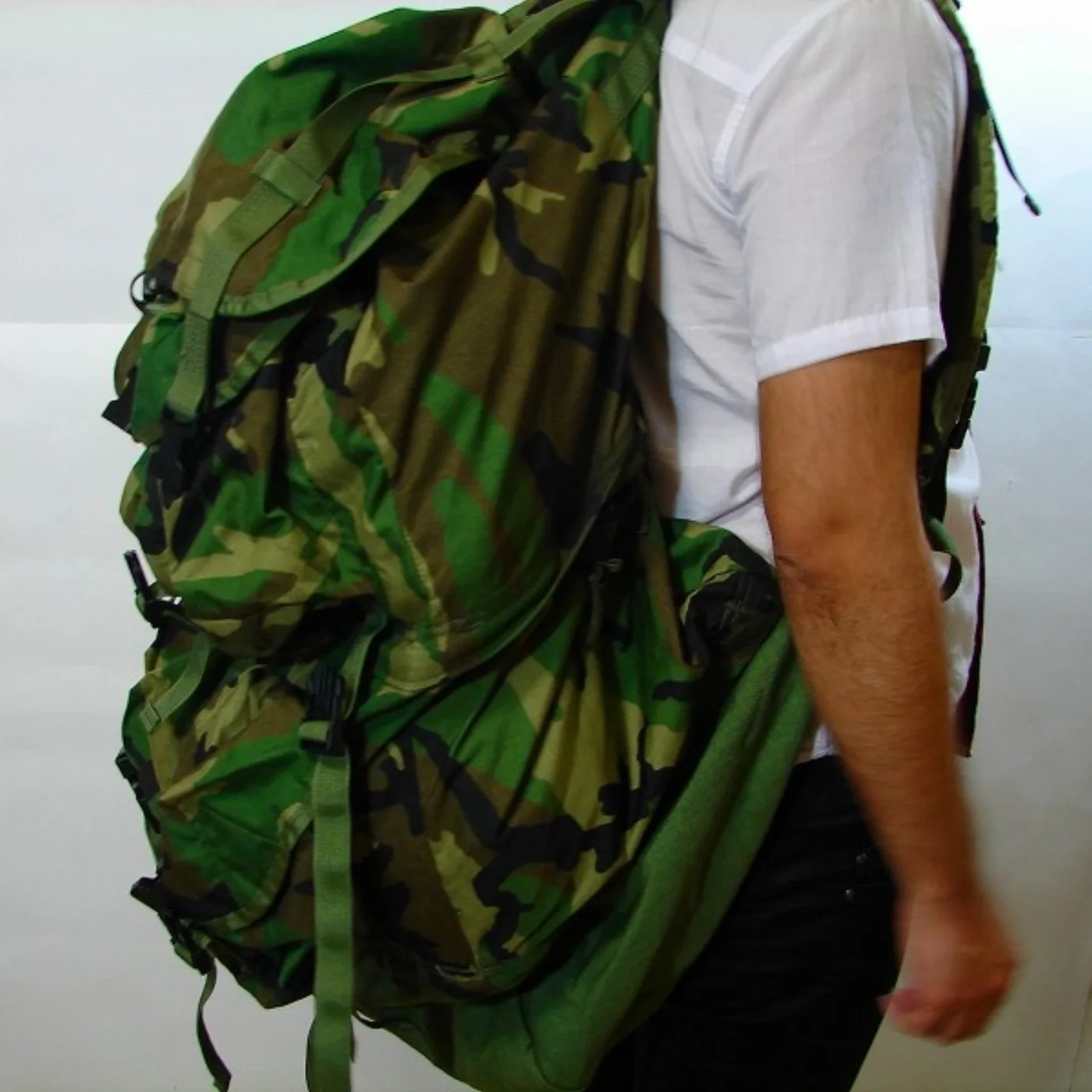 ミリタリーショップ 南国百貨店.COM|沖縄 BAG EQUIPMENT 大きなリュック 極上品 [Z Q-153] - 記録写真6