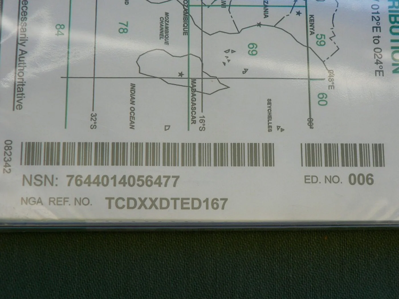ミリタリーショップ 南国百貨店.COM|沖縄 米空軍実物 航空地図ソフト [D-1140] - 米空軍実物 航空地図ソフ 記録写真6