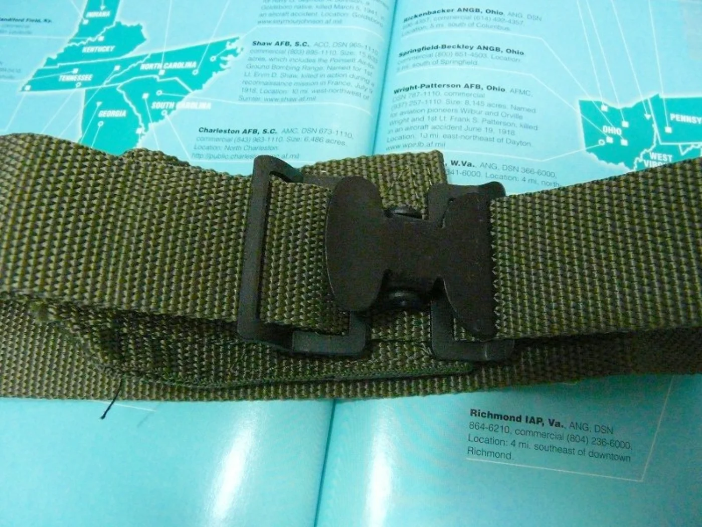 ミリタリーショップ 南国百貨店.COM|沖縄 軍用の丈夫な（止血ベルト）拘束帯 かっこいい金具 [Q-045] - 軍用 記録写真2
