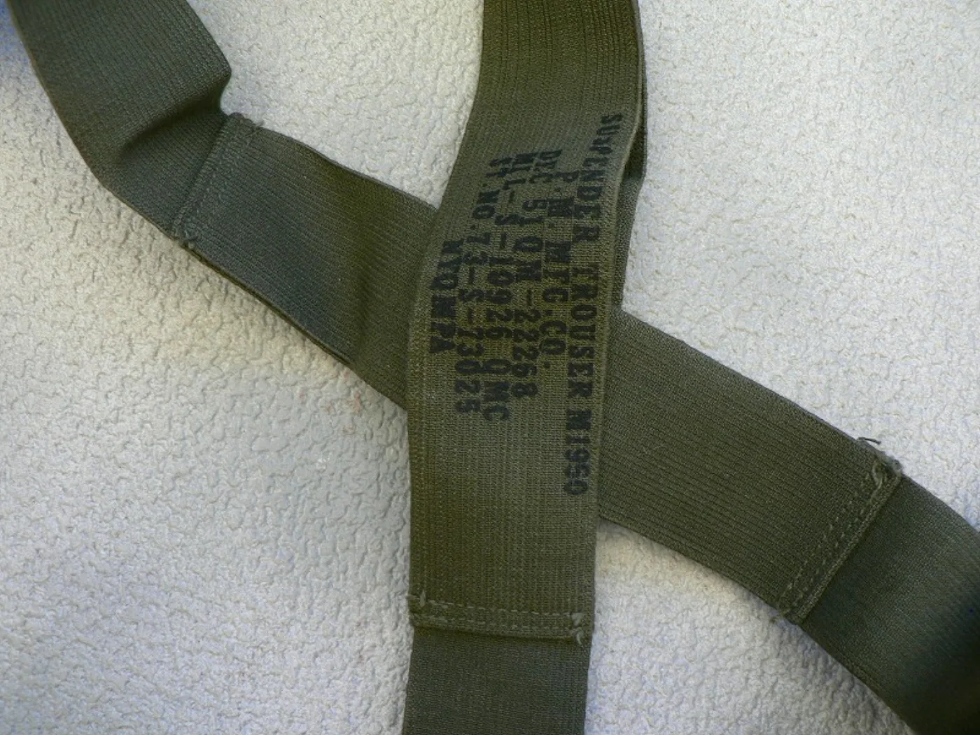 ミリタリーショップ 南国百貨店.COM|沖縄 SUSPENDER TROUSER M1950 サスペンダー デッドストッ 記録写真4