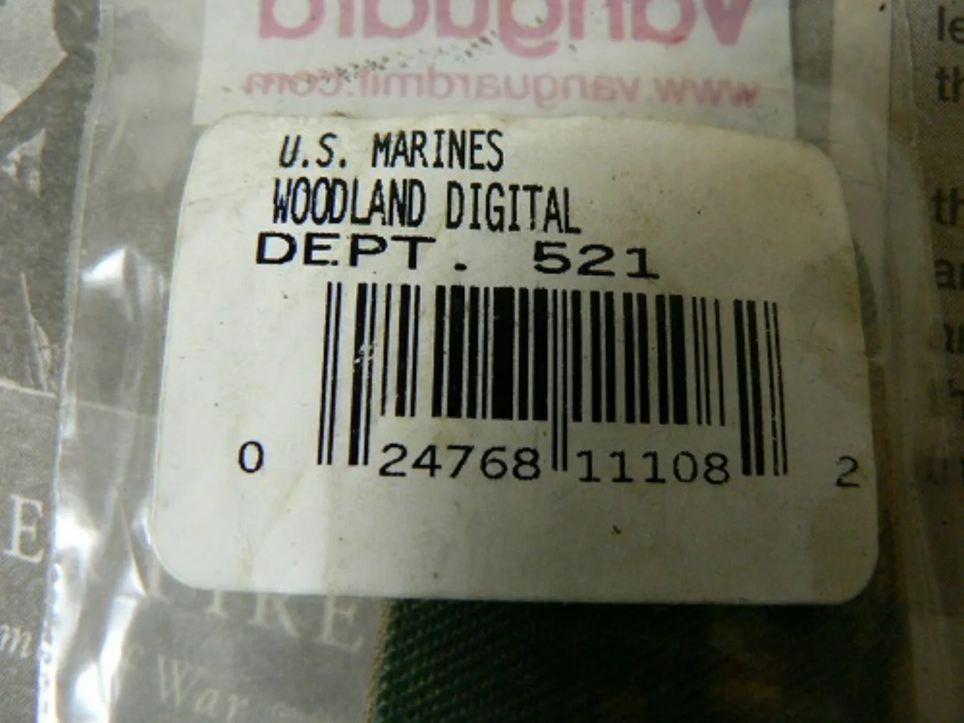 ミリタリーショップ 南国百貨店.COM|沖縄 マーパット ウッドランド MARINES タグ [Y-158] - 米軍放 記録写真3