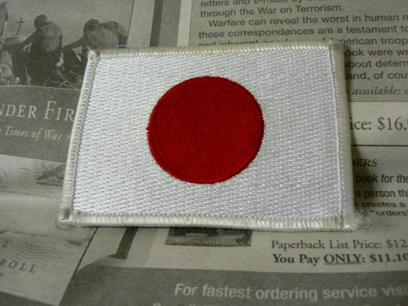 ミリタリーショップ 南国百貨店.COM|沖縄 JAPAN パッチ [Y-159] - 米軍放出品・なぜ日本の日の丸が？？ 記録写真2
