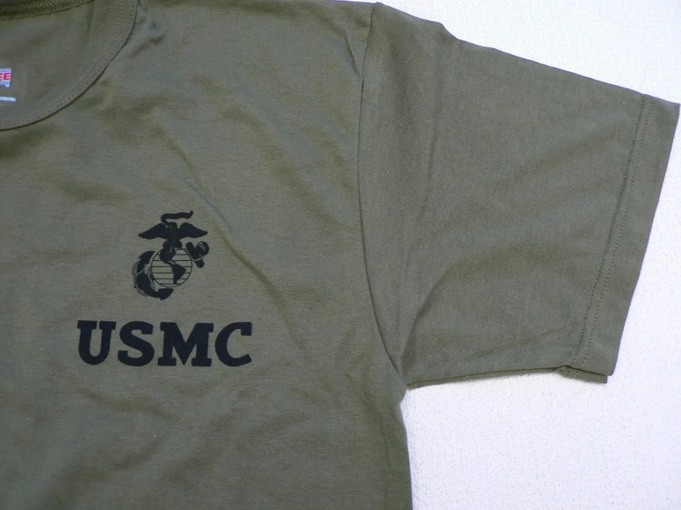 ミリタリーショップ 南国百貨店.COM|沖縄 USMC Tシャツ OD Mサイズ 新品 新型 [G-686] - 米軍放 記録写真7