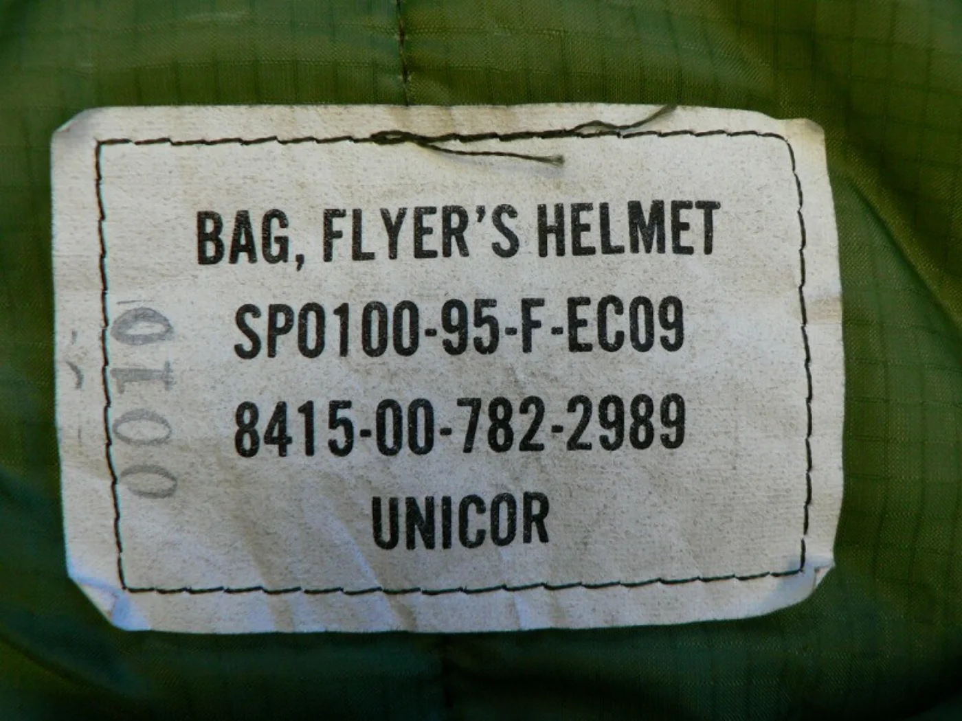 ミリタリーショップ 南国百貨店.COM|沖縄 BAG FLYERS HELMET ヘルメットバッグ [A-432] - 記録写真5