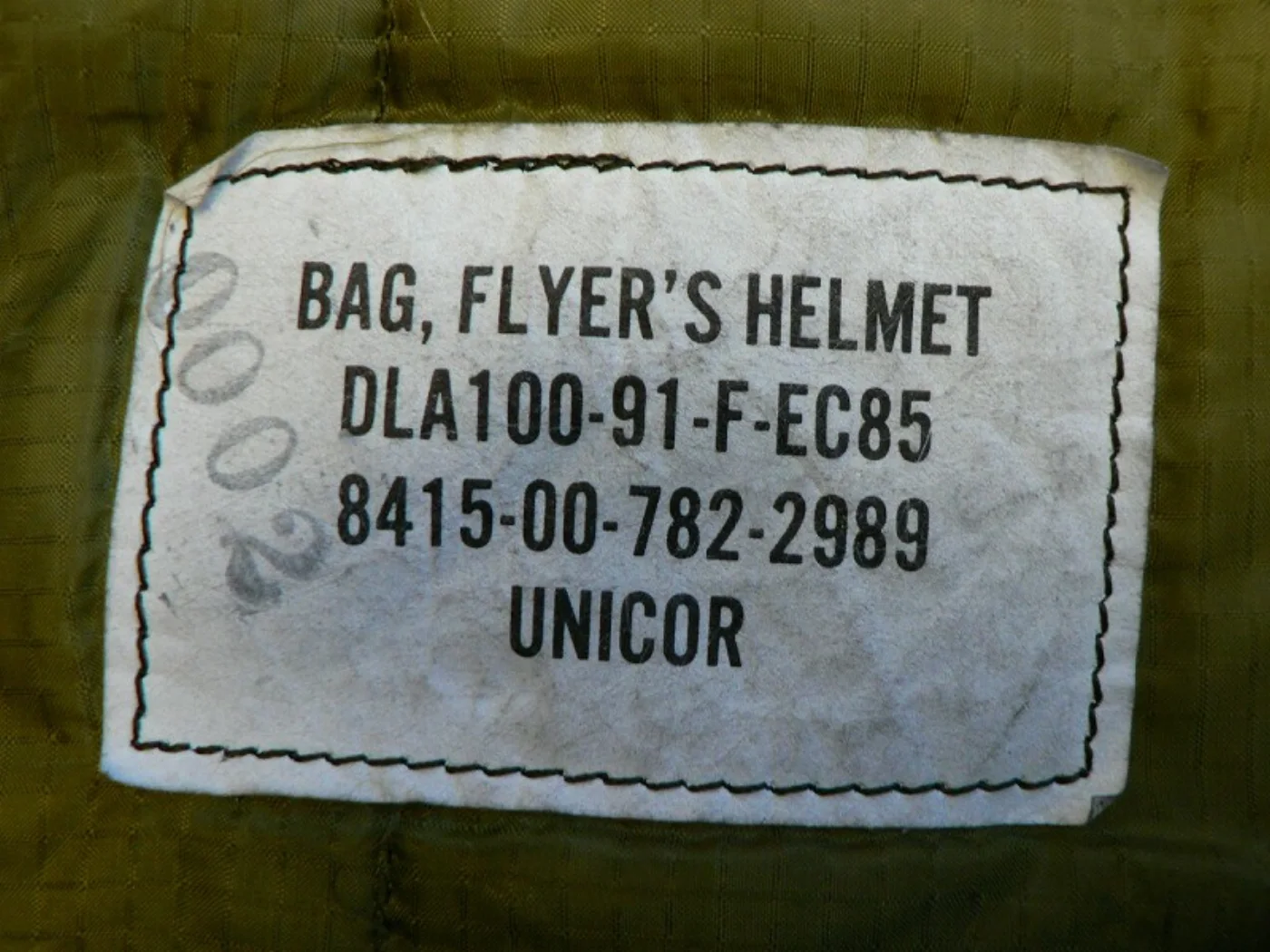 ミリタリーショップ 南国百貨店.COM|沖縄 BAG FLYERS HELMET ヘルメットバッグ [A-433] - 記録写真6