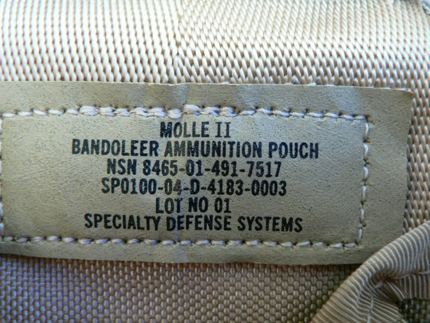 ミリタリーショップ 南国百貨店.COM|沖縄 MOLLE II BANDOLEER AMMUNITION POUCH 3 記録写真6