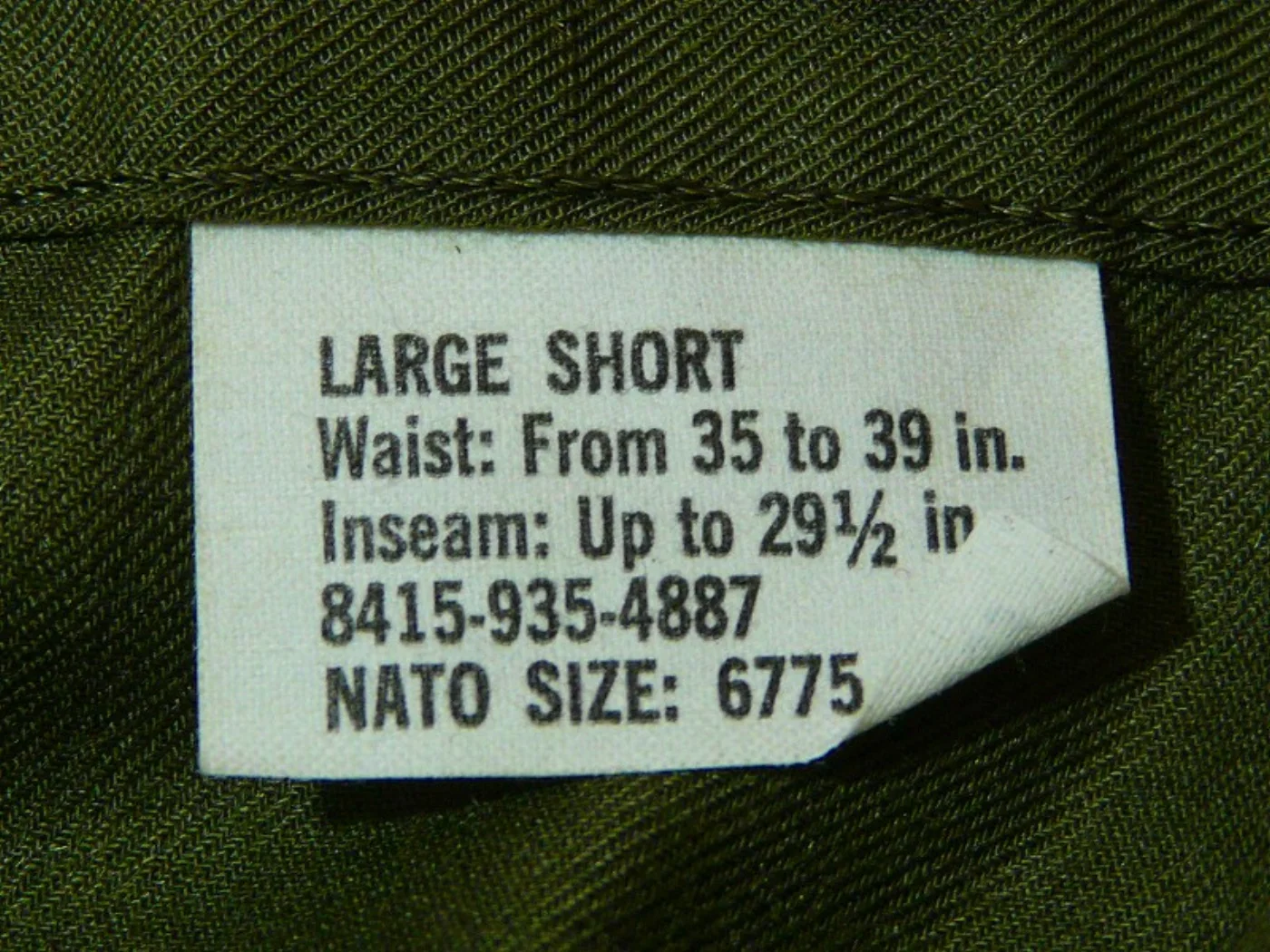 ミリタリーショップ 南国百貨店.COM|沖縄 TROUSERS HOT WEATHER FIRE RESISTANT ヘ 記録写真8