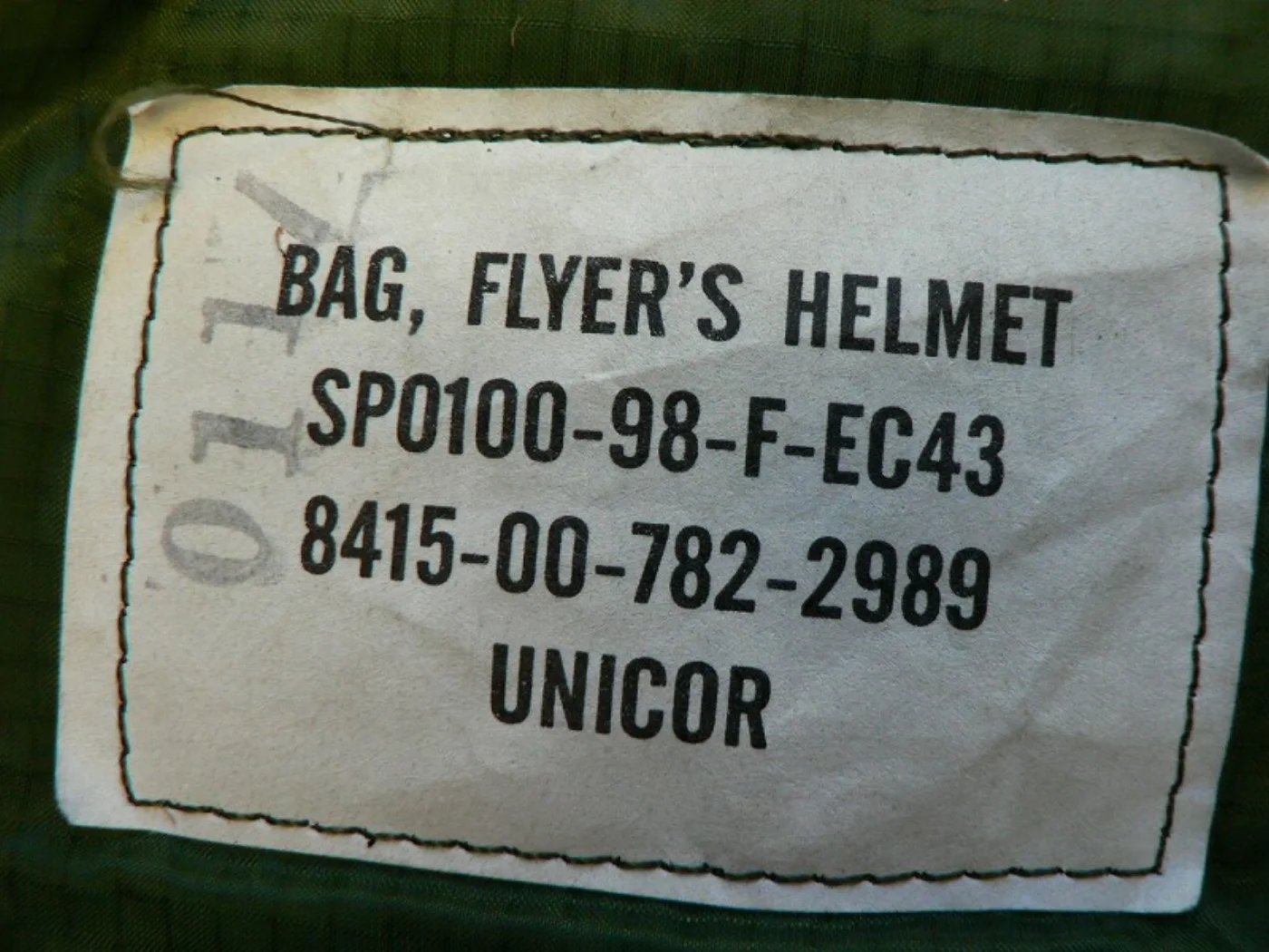 ミリタリーショップ 南国百貨店.COM|沖縄 BAG FLYERS HELMET ヘルメットバッグ [A-436] - 記録写真8