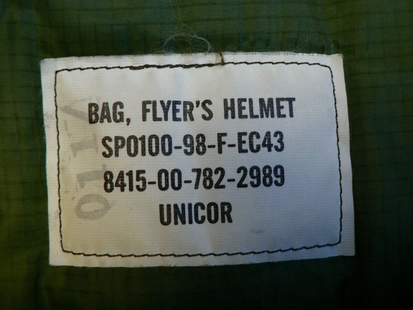 ミリタリーショップ 南国百貨店.COM|沖縄 BAG FLYERS HELMET ヘルメットバッグ [A-437] - 記録写真7