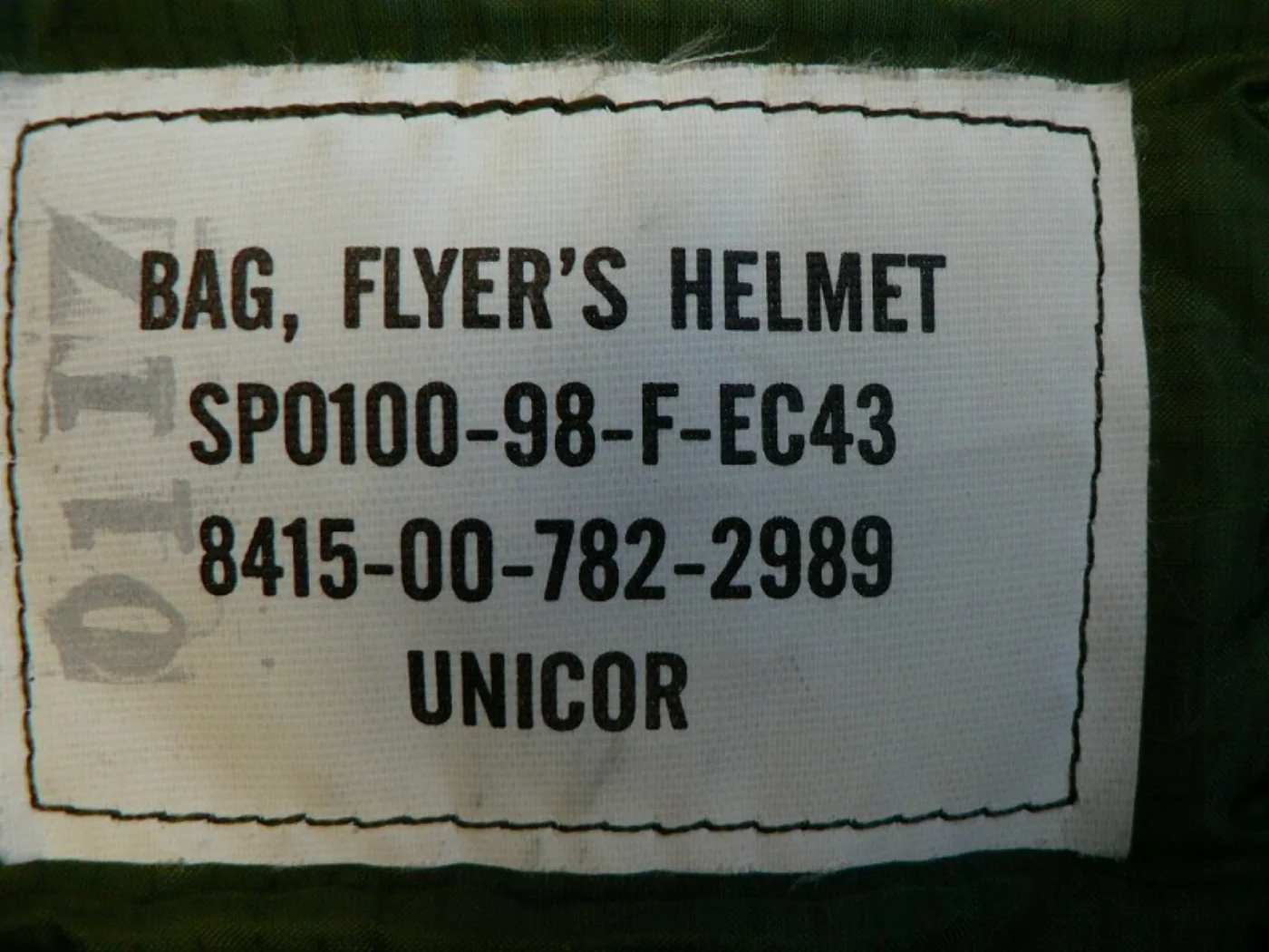 ミリタリーショップ 南国百貨店.COM|沖縄 BAG FLYERS HELMET ヘルメットバッグ [A-438] - 記録写真8