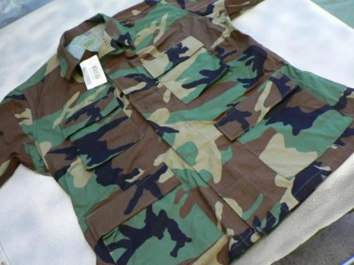 ミリタリーショップ 南国百貨店.COM|沖縄 迷彩服 ジャケット M-S 新品 Rip-Stop [ZZ-1000] - 記録写真1