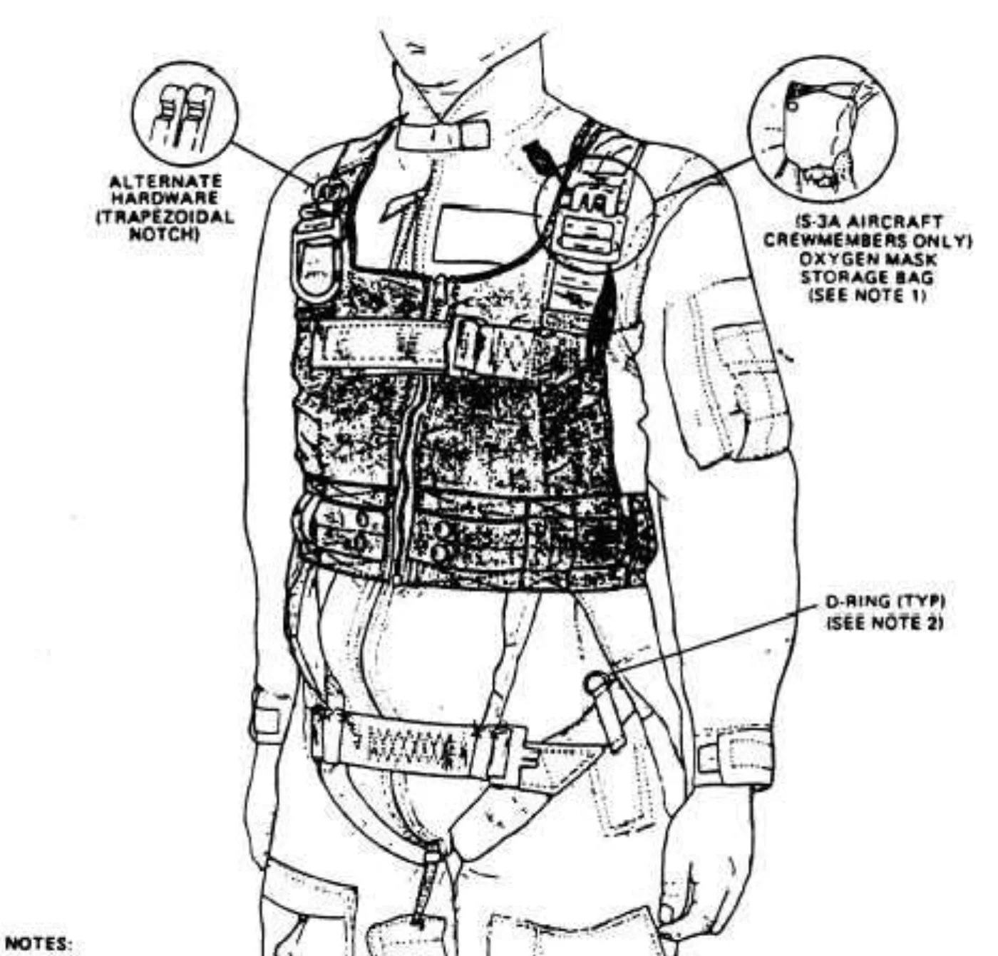 ミリタリーショップ 南国百貨店.COM|沖縄 MA-2 TORSO HARNESS ASSY SIZE:ML [Q-16 記録写真2