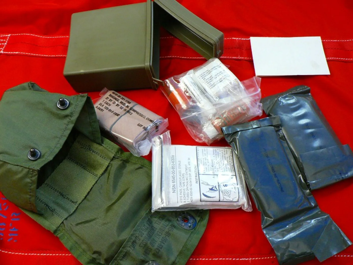 ミリタリーショップ 南国百貨店.COM|沖縄 FIRST AID KIT 中味入り 新品 [D-1232] - FIRS 記録写真4
