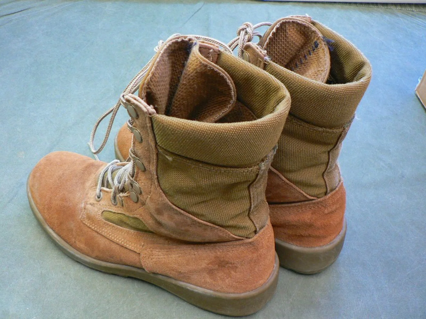 ミリタリーショップ 南国百貨店.COM|沖縄 USMC デザートブーツ GORE-TEX 7.5W(JP25.5cm幅広 記録写真4