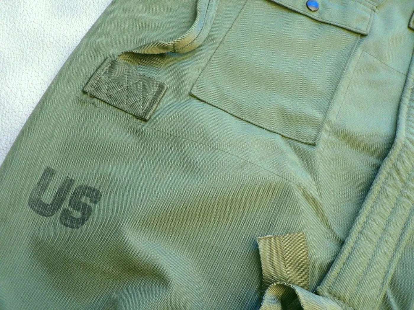 ミリタリーショップ 南国百貨店.COM|沖縄 ダッフルバッグ 米軍実物 現用ショルダー２本タイプ ナイロン [F-508 記録写真3