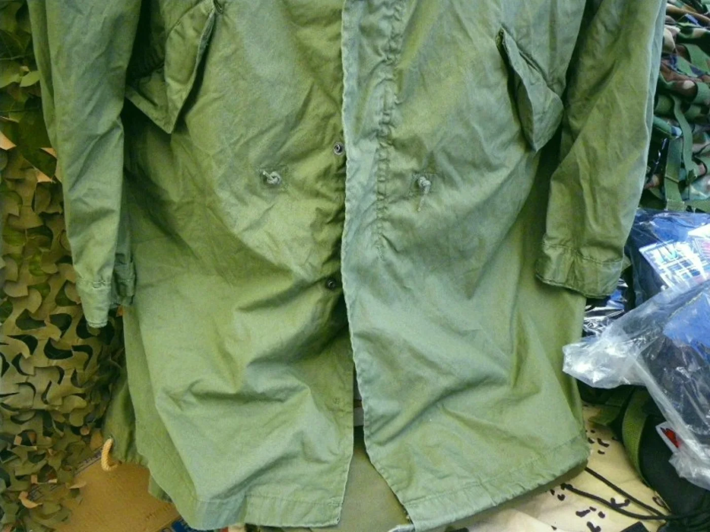 ミリタリーショップ 南国百貨店.COM|沖縄 M51シェルパーカー DLA100-80 -L- [Z G-603] - 記録写真3