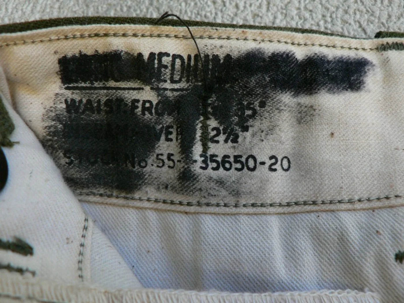 ミリタリーショップ 南国百貨店.COM|沖縄 M-1951 パンツ WOOL デッドストック M-L [G-704] - 記録写真8