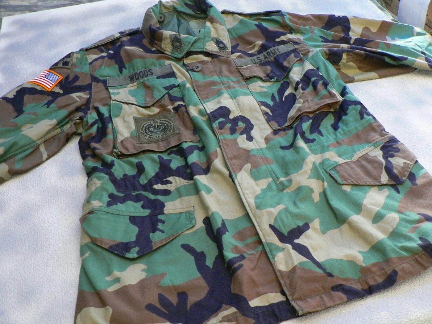 ミリタリーショップ 南国百貨店.COM|沖縄 U.S.ARMY M-65ジャケット M-R [G-716] - U.S. 記録写真2