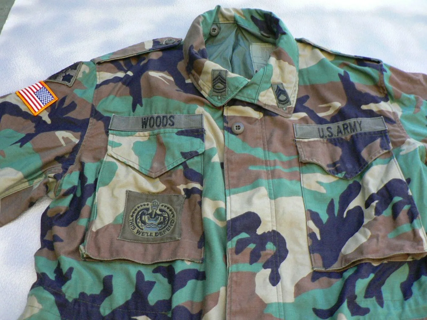 ミリタリーショップ 南国百貨店.COM|沖縄 U.S.ARMY M-65ジャケット M-R [G-716] - U.S. 記録写真3