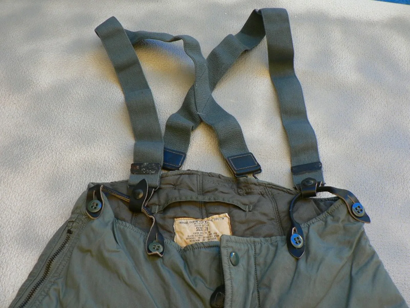 ミリタリーショップ 南国百貨店.COM|沖縄 F-1B USAF TROUSERS EXTREME COLD WEATH 記録写真6